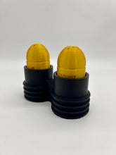 Load image into Gallery viewer, 40mm Grenade Salt and Pepper Shaker Set with Duel M203 Barrel Holder